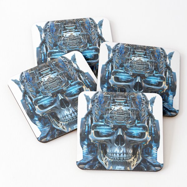 Item preview, Ice Skull Artistic Designs Celebrating Nature Technology Nostalgia designed and sold by ART ATTACK ZONE.