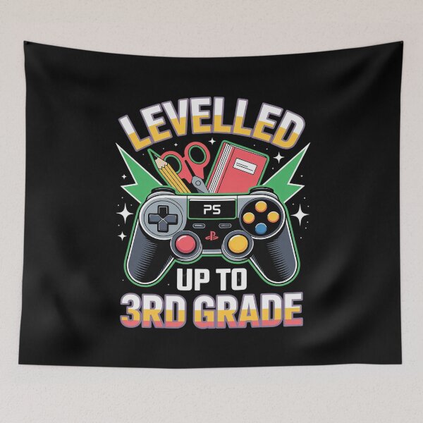 Item preview, Leveled Up To 3rd Grade Gamer Back To School4  designed and sold by THagBlue.