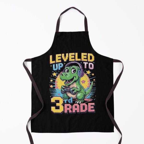 Item preview, Leveled Up To 3rd Grade Gamer Dinosaur Back to School designed and sold by BeetleMalon.