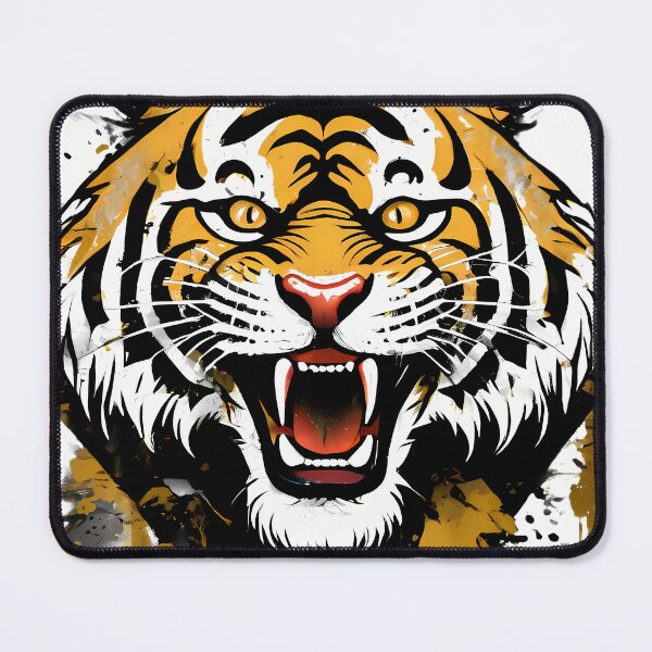 Item preview, India Tiger Artistic Designs Celebrating Nature Technology Nostalgia designed and sold by ART ATTACK ZONE.