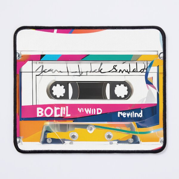 Item preview, Colors Cassette Artistic Designs Celebrating Nature Technology Nostalgia designed and sold by ART ATTACK ZONE.