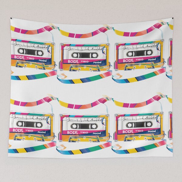Item preview, Colors Cassette Artistic Designs Celebrating Nature Technology Nostalgia designed and sold by ART ATTACK ZONE.