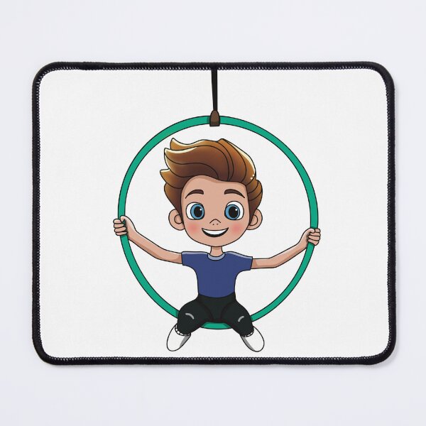 Item preview, Cute Aerial Hoop Acrobat Boy – Cartoon Style  designed and sold by Becky-Poppins.
