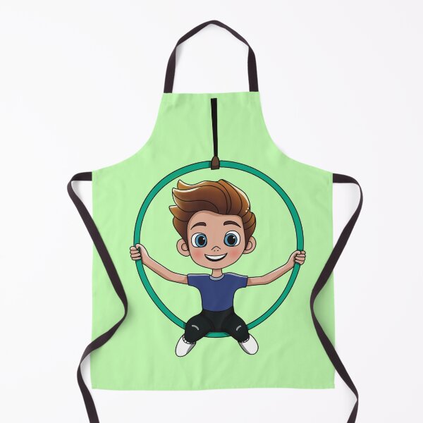 Item preview, Cute Aerial Hoop Acrobat Boy – Cartoon Style designed and sold by Becky-Poppins.