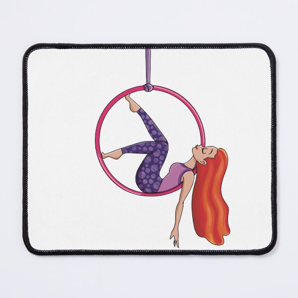 Item preview, Cute Aerial Hoop Acrobat Girl – Man in The Moon designed and sold by Becky-Poppins.