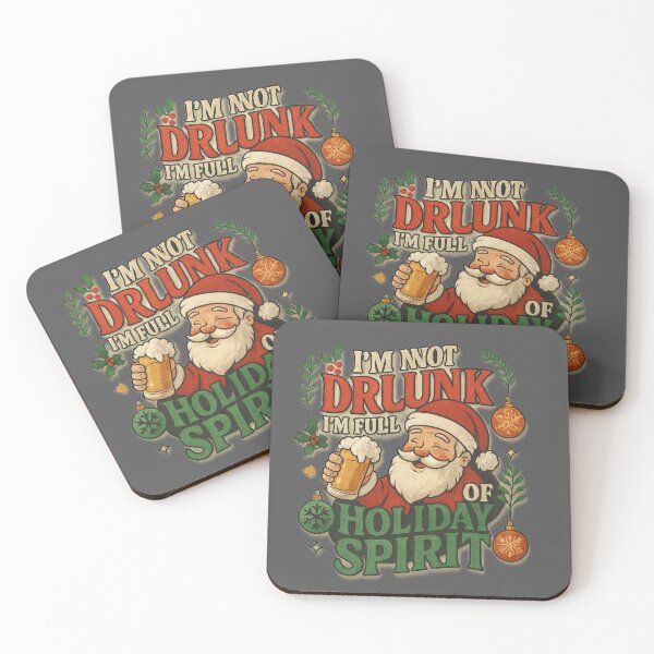 Item preview, Holiday Spirit Beer Santa Sweatshirt, Funny Christmas Drunk Santa Jumper, Witty Retro Xmas Party Top designed and sold by Graphisphere.