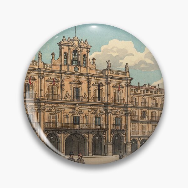 Item preview, Salamanca Plaza Mayor Japanese Woodblock Print designed and sold by Takeda-art.