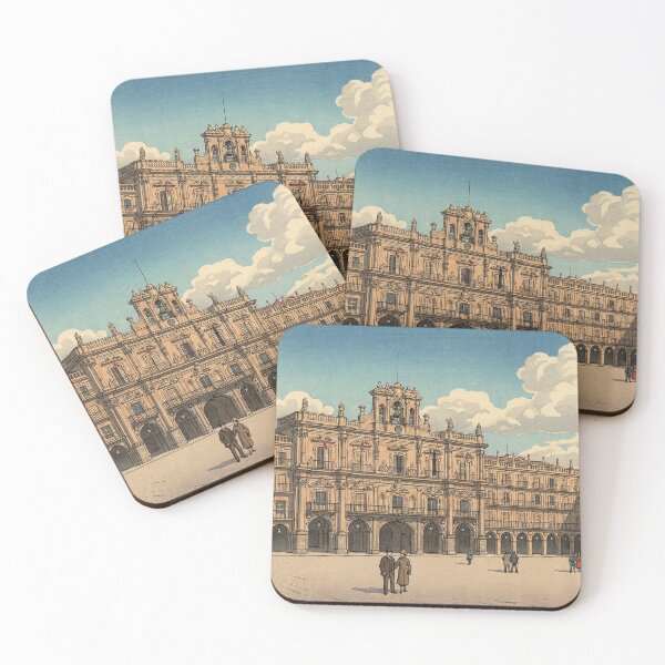 Item preview, Salamanca Plaza Mayor Japanese Woodblock Print designed and sold by Takeda-art.