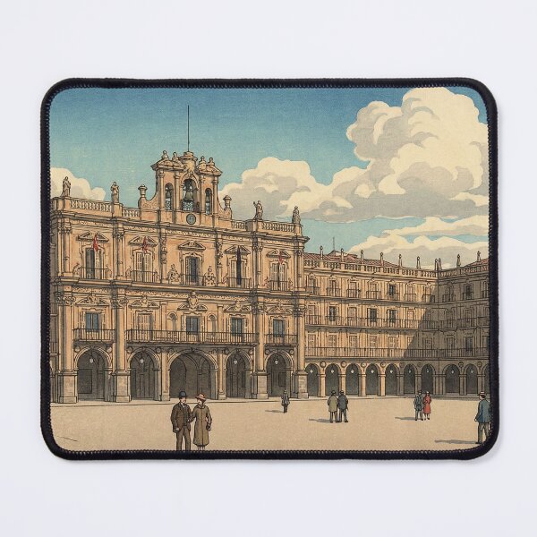 Item preview, Salamanca Plaza Mayor Japanese Woodblock Print designed and sold by Takeda-art.
