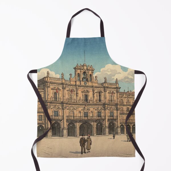 Item preview, Salamanca Plaza Mayor Japanese Woodblock Print designed and sold by Takeda-art.