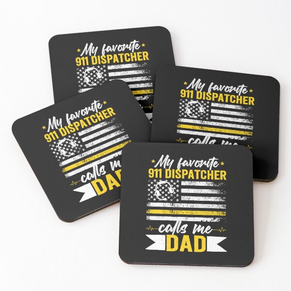 Item preview, Proud 911 Dispatcher Dad Supportive Father  designed and sold by khdmalakarak.