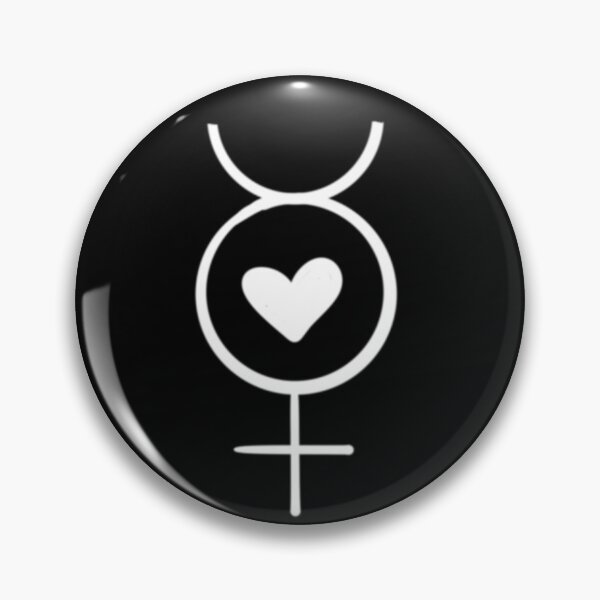 Item preview, Horned Venus Gender Queer Symbol White designed and sold by katyaveleva.