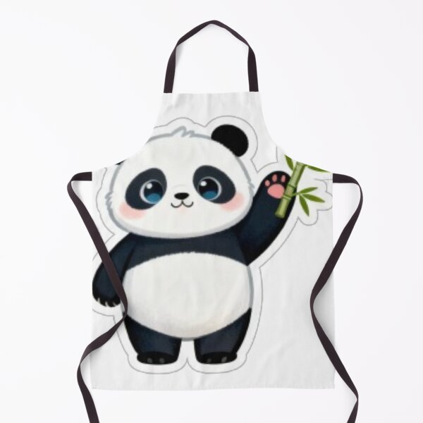 Item preview, Kawaii 3D Panda  with Bamboo designed and sold by MiniPrintMagic.