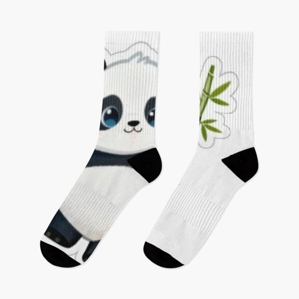 Item preview, Kawaii 3D Panda  with Bamboo designed and sold by MiniPrintMagic.