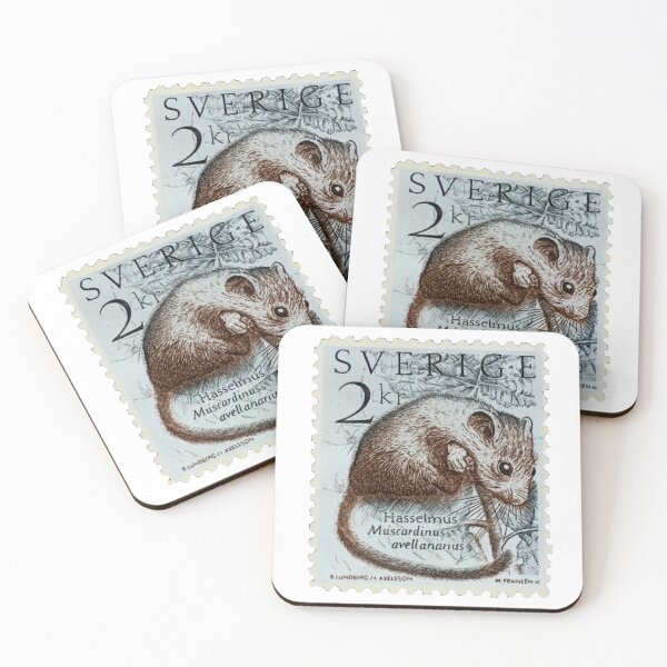 Item preview, Vintage Sverige Sweden Rodent Postage Stamp designed and sold by red-amber65.
