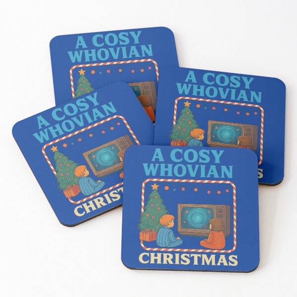 Item preview,  A Cosy Whovian Christmas – Retro Vortex TV Design designed and sold by FandomFunStudio.