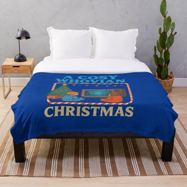 Item preview,  A Cosy Whovian Christmas – Retro Vortex TV Design designed and sold by FandomFunStudio.