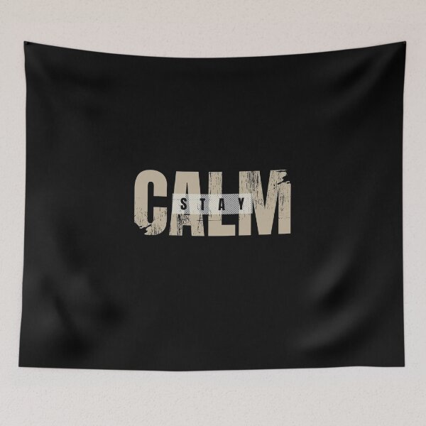 Item preview, Stay Calm Minimalist Typography designed and sold by Lineesh Kumar.