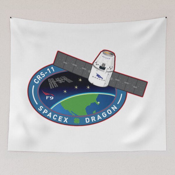 Item preview, SpaceX CRS-11 Dragon Mission Patch designed and sold by CharlieDesings.