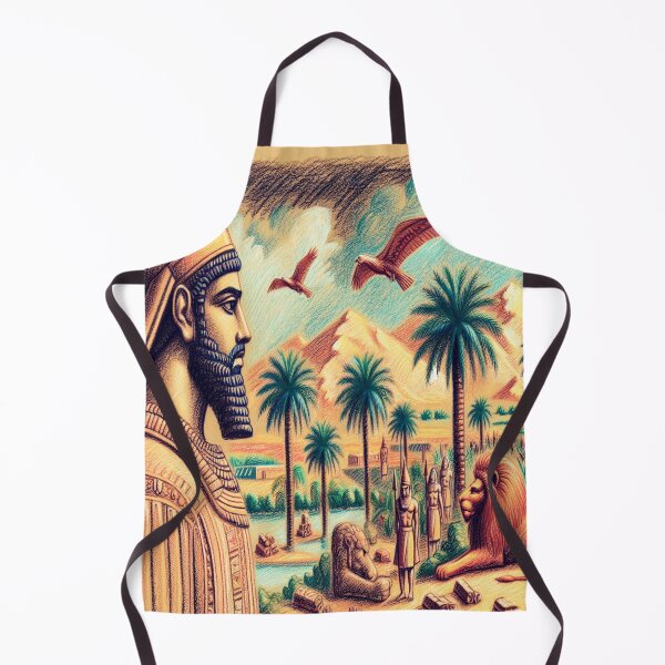 Item preview, Lion of Babylon, Mesopotamia, Gilgamesh, palm tree designed and sold by Redbdon.
