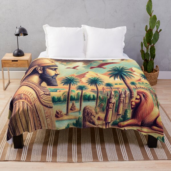Item preview, Lion of Babylon, Mesopotamia, Gilgamesh, palm tree designed and sold by Redbdon.