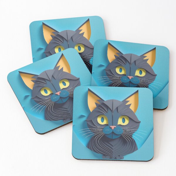 Item preview, Papercut Kitty Whimsy designed and sold by Becky-Poppins.