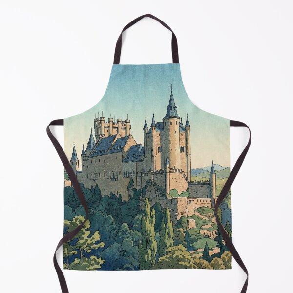 Item preview, The Alcazar of Segovia Japanese Woodblock Print designed and sold by Takeda-art.
