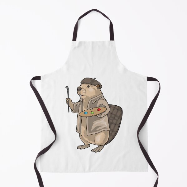 Item preview, Beaver Painter Paintbrush Painting designed and sold by Snabdesign84.