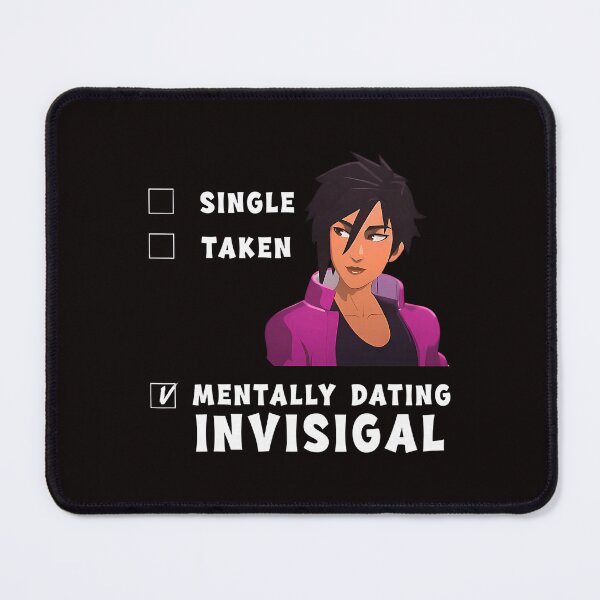 Item preview, Mentally Dating Invisigal Bold Funny Character designed and sold by torildorxop.