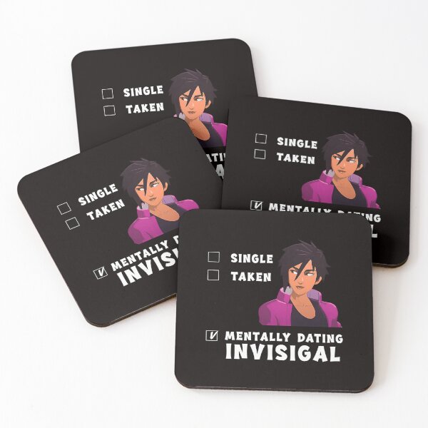 Item preview, Mentally Dating Invisigal Bold Funny Character  designed and sold by torildorxop.