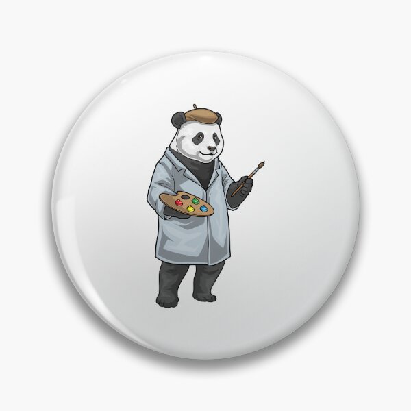 Item preview, Panda Painter Paintbrush Painting designed and sold by Snabdesign84.