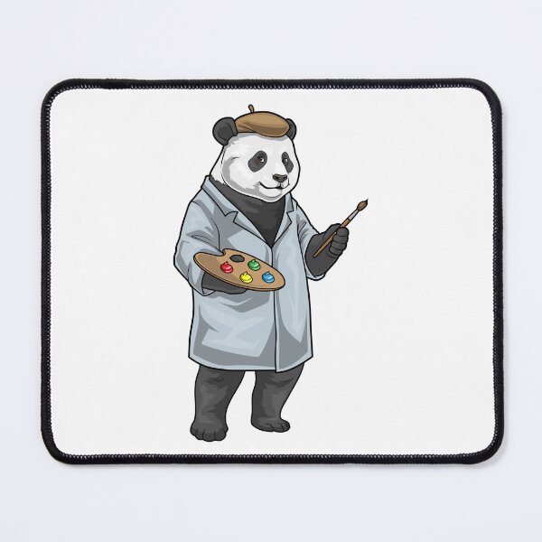Item preview, Panda Painter Paintbrush Painting designed and sold by Snabdesign84.