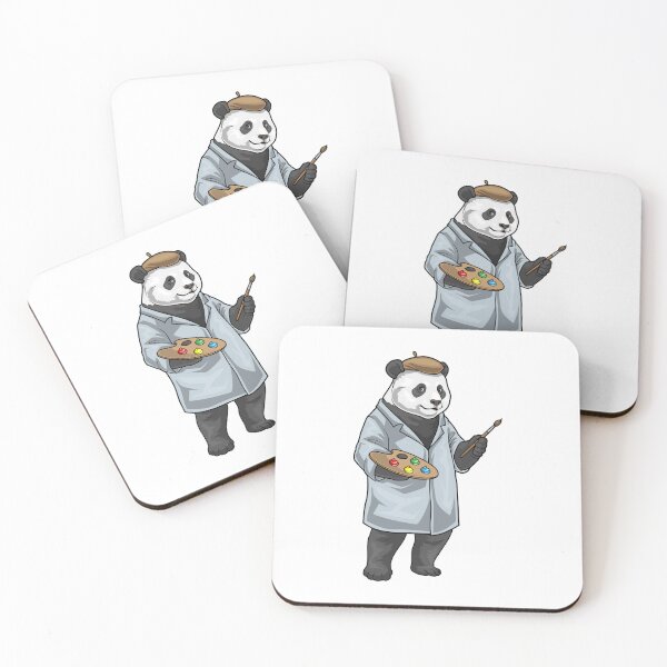 Item preview, Panda Painter Paintbrush Painting designed and sold by Snabdesign84.