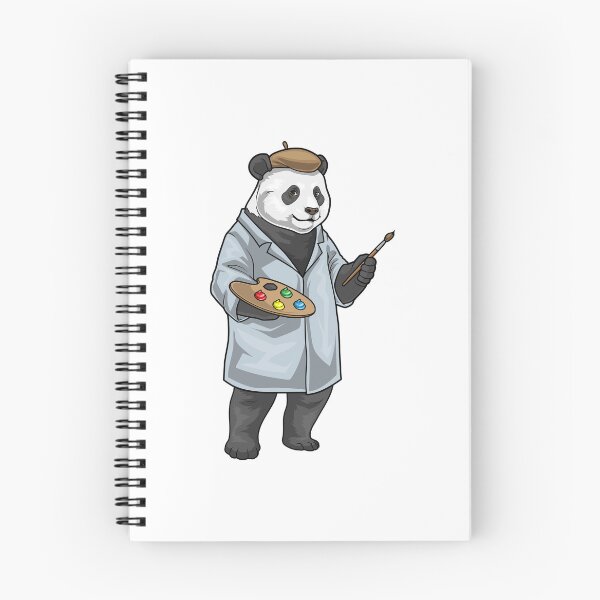 Item preview, Panda Painter Paintbrush Painting designed and sold by Snabdesign84.