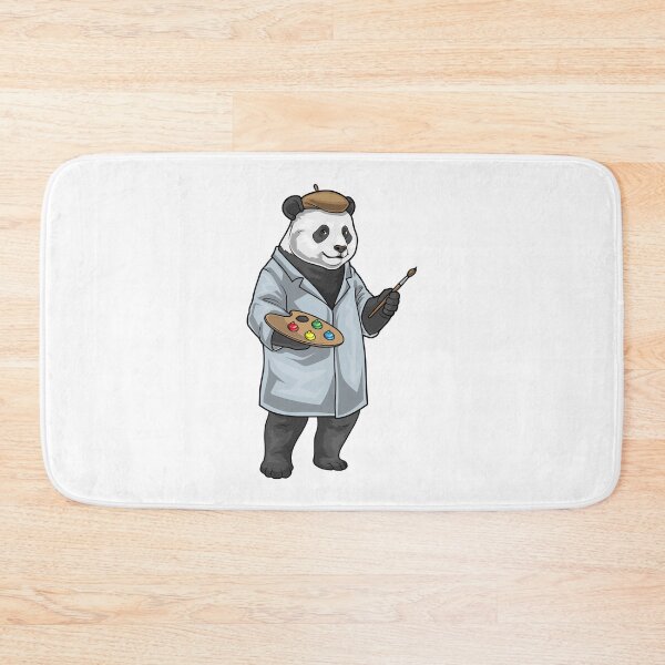 Item preview, Panda Painter Paintbrush Painting designed and sold by Snabdesign84.