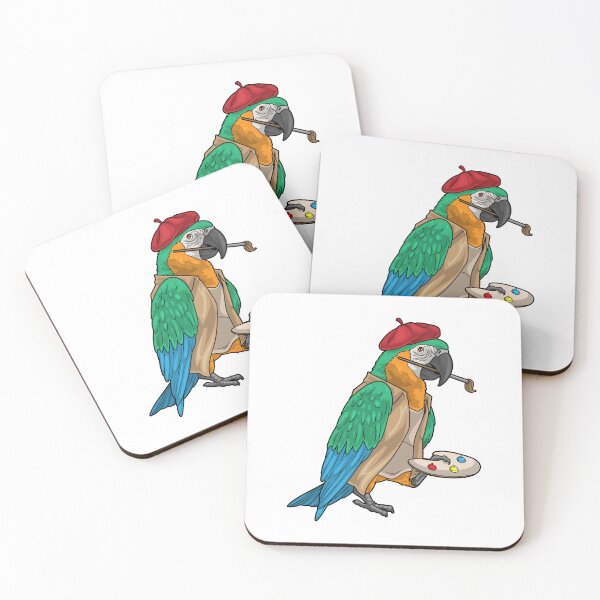 Item preview, Parrot Painter Paintbrush Painting designed and sold by Snabdesign84.