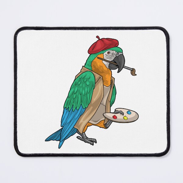 Item preview, Parrot Painter Paintbrush Painting designed and sold by Snabdesign84.