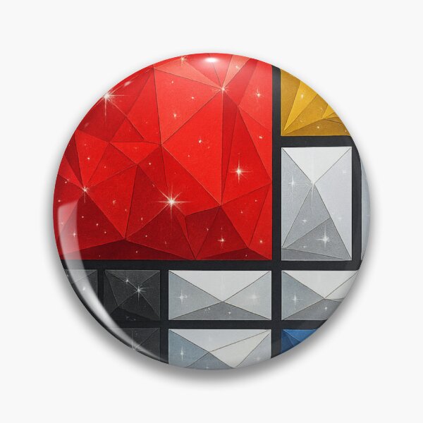 Item preview, Abstract Prism Mosaic – Geometric Chromatic Art designed and sold by HAAR00.