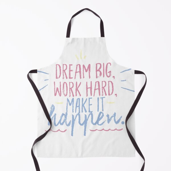 Item preview, Dream Big work Hard Make it happen - self motivation designed and sold by CapriCreatives.