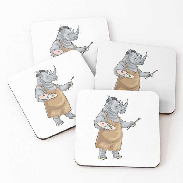 Item preview, Rhino Painter Paintbrush Painting designed and sold by Snabdesign84.