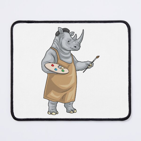 Item preview, Rhino Painter Paintbrush Painting designed and sold by Snabdesign84.