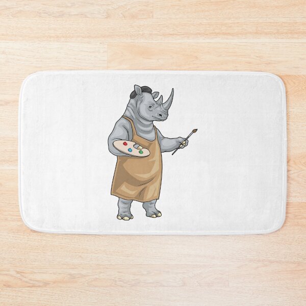 Item preview, Rhino Painter Paintbrush Painting designed and sold by Snabdesign84.