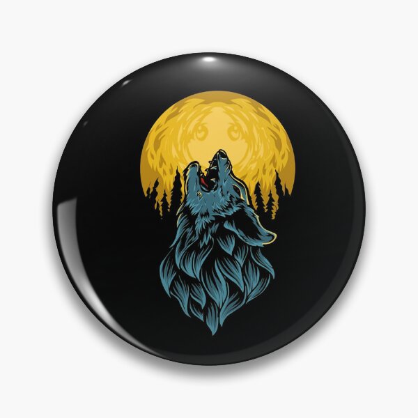 Item preview, Lunar Wolf Roar Illustration designed and sold by Lineesh Kumar.