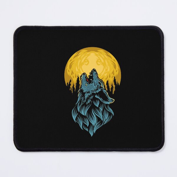Item preview, Lunar Wolf Roar Illustration designed and sold by Lineesh Kumar.