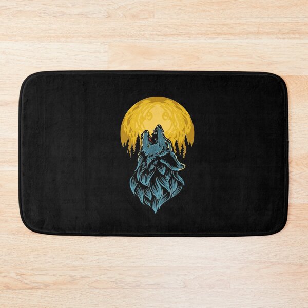 Item preview, Lunar Wolf Roar Illustration designed and sold by Lineesh Kumar.
