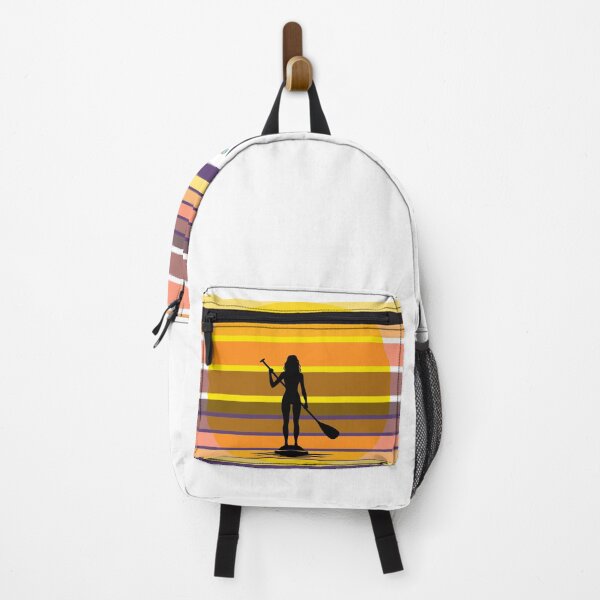 Item preview, Paddleboarding at sunset designed and sold by SlanTee.