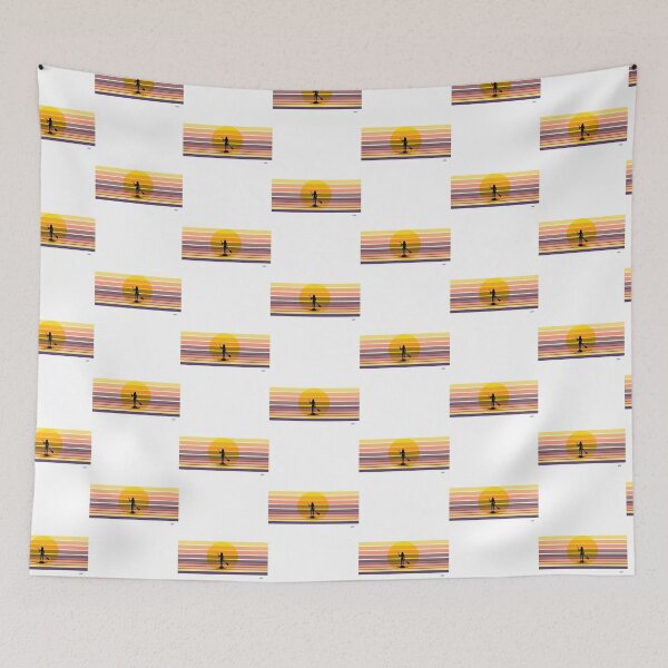 Item preview, Paddleboarding at sunset designed and sold by SlanTee.