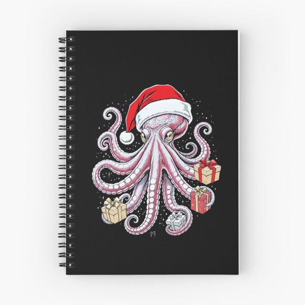 Item preview, Super-Premium Christmas Octopus | Frosty Eight-Gift Rebel designed and sold by ColorSplash123.