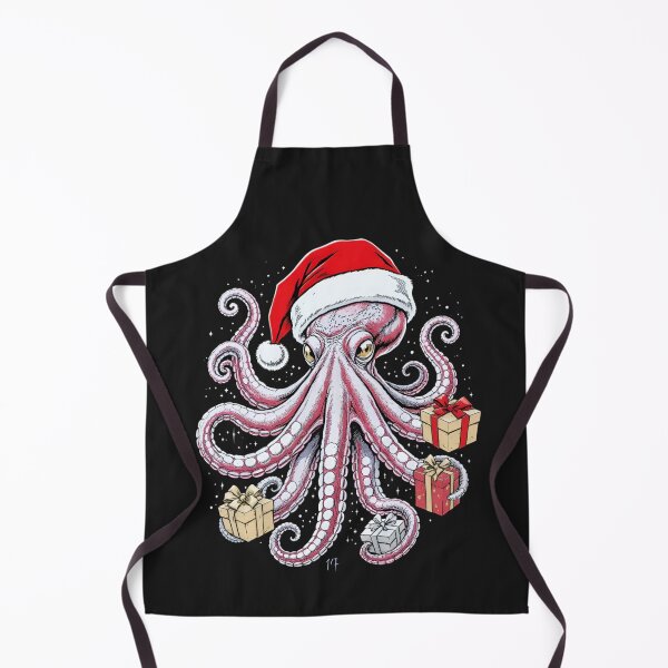 Item preview, Super-Premium Christmas Octopus | Frosty Eight-Gift Rebel designed and sold by ColorSplash123.