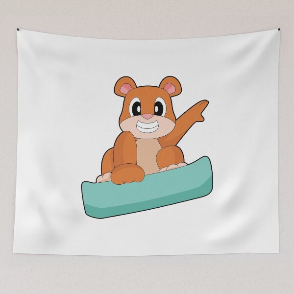 Item preview, Bear Snowboarder Snowboard Winter sports designed and sold by Snabdesign84.